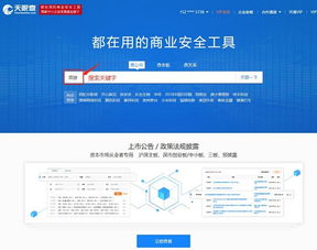 一键解锁商业洞察 天眼查多重查询模式革新市场信息咨询